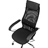 Кресло руководителя "Бюрократ CH-607SL TW-01 Neo Black", сетчатая ткань, хром, черный - 7