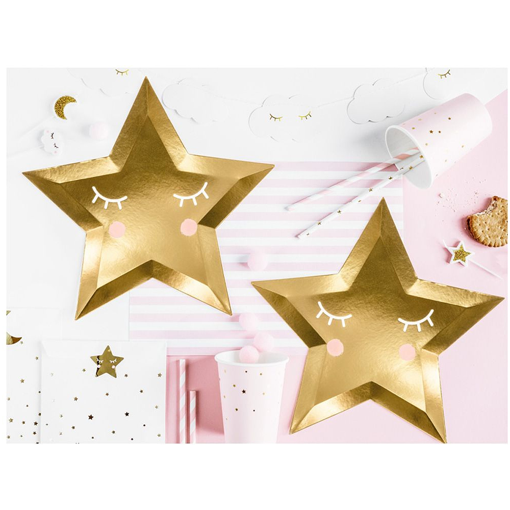 Тарелка бумажная "Little star", 27 см, 6 шт - 3