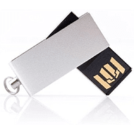 USB Flash 2.0 16 Gb VDM-055, пластик, метал, белый 