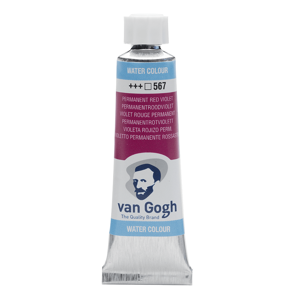 Краски акварельные "Van Gogh", 567 красно-фиолетовый прочный 10 мл, туба