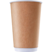 Стакан картонный, 400 мл, 25 шт/упак