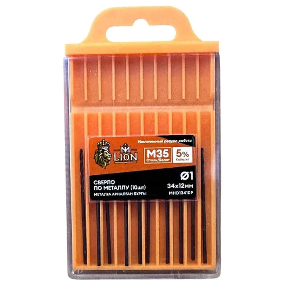 Сверло по металлу M-Lion, MHD58610P, 5,0х86 мм, 10 шт/упак