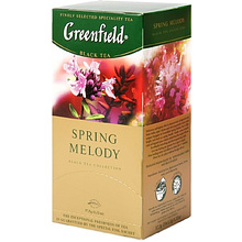 Чай "Greenfield" Spring Melody, 25 пакетиков x1.5 г, черный