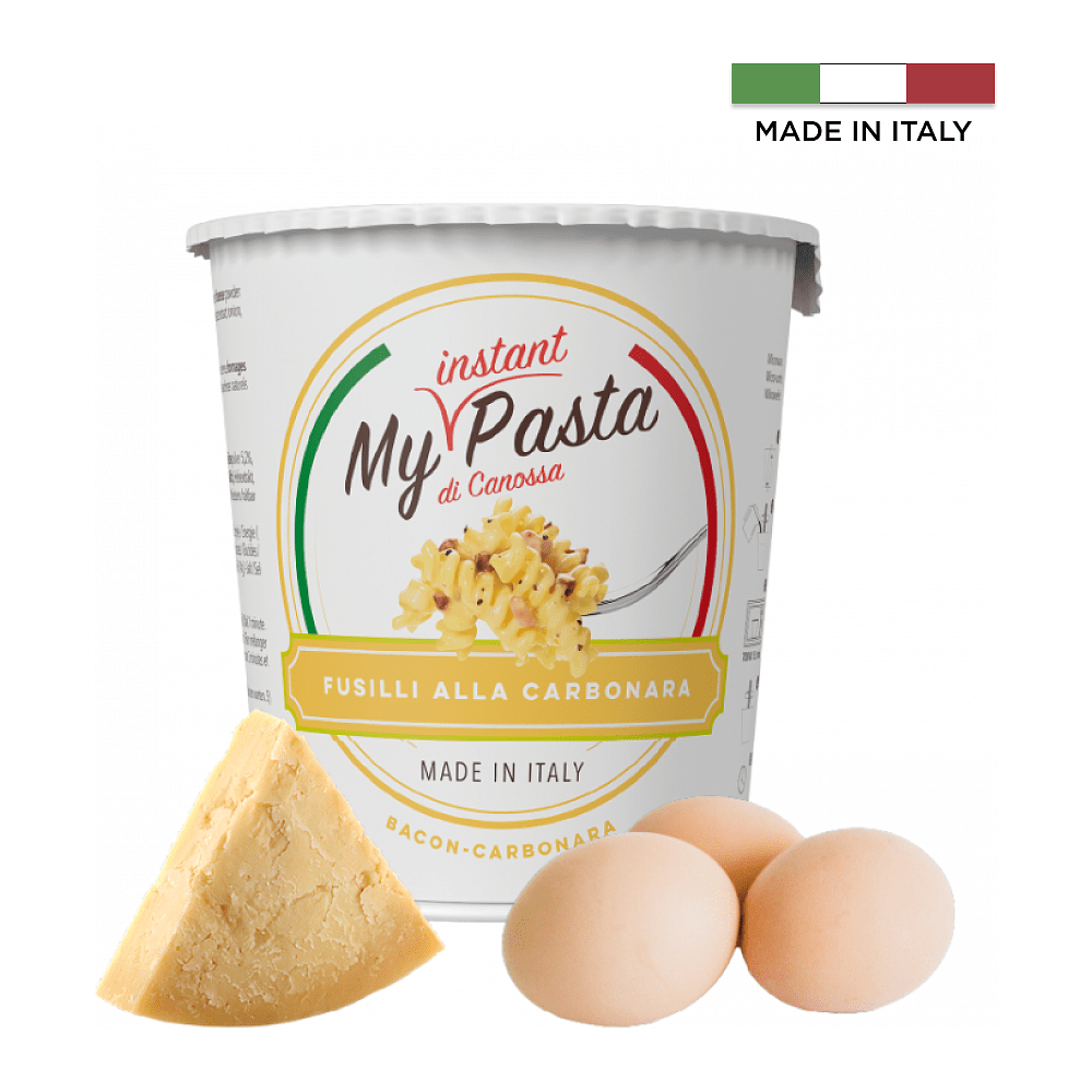 Паста фузилли "My instant pasta" карбонара, 70 г