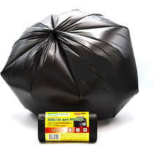 Мешки для мусора "Mirpack Extra", 12 мкн, 60 л, 50 шт/рулон