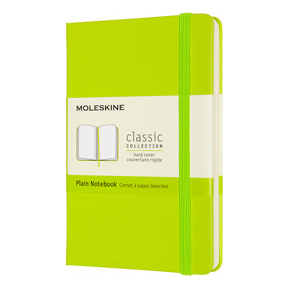 Блокнот "Classic Pocket", А6, 96 листов, нелинованный, салатовый