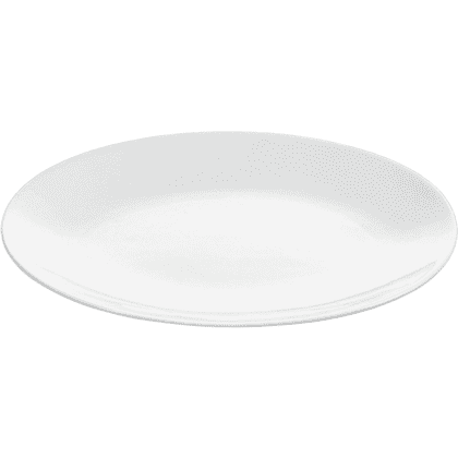 Тарелка обеденная "WL-991015 Olivia",  25.5 см, фарфор, белый