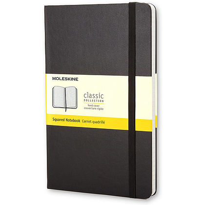 Блокнот "Classic Large", А5, 120 листов, клетка, черный
