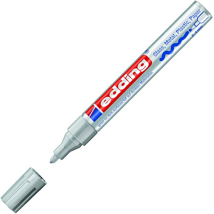 Маркер перманентный на нитрокраске Edding "750", черный - 13