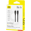 Кабель Baseus P10377704113-00, Type-C to Type-C, 100W, 1 м, Cluster Black - 5