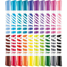 Фломастеры двухсторонние Maped "Duo Color Peps", 10 шт