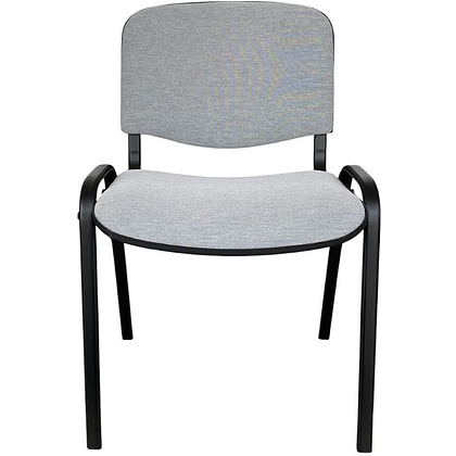 Стул офисный "Iso Black KNISA LIGHT GREY", ткань, металл, светло-серый - 2