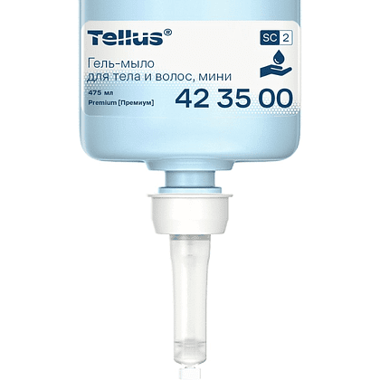Мыло-гель Tellus Премиум для тела и волос, 475 мл, SC2 мини - 6