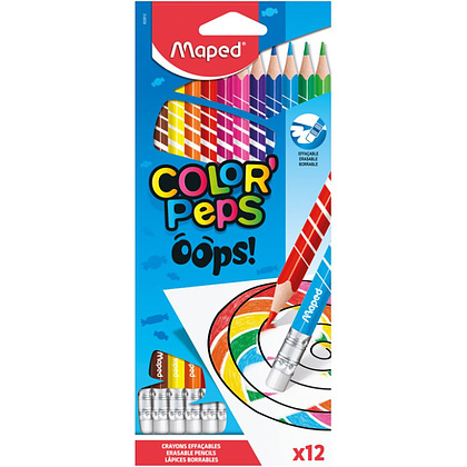 Цветные карандаши Maped "Color' Peps Oops", 12 цветов