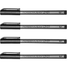 Набор ручек капиллярных "Professional Fine Liners", 4 штуки
