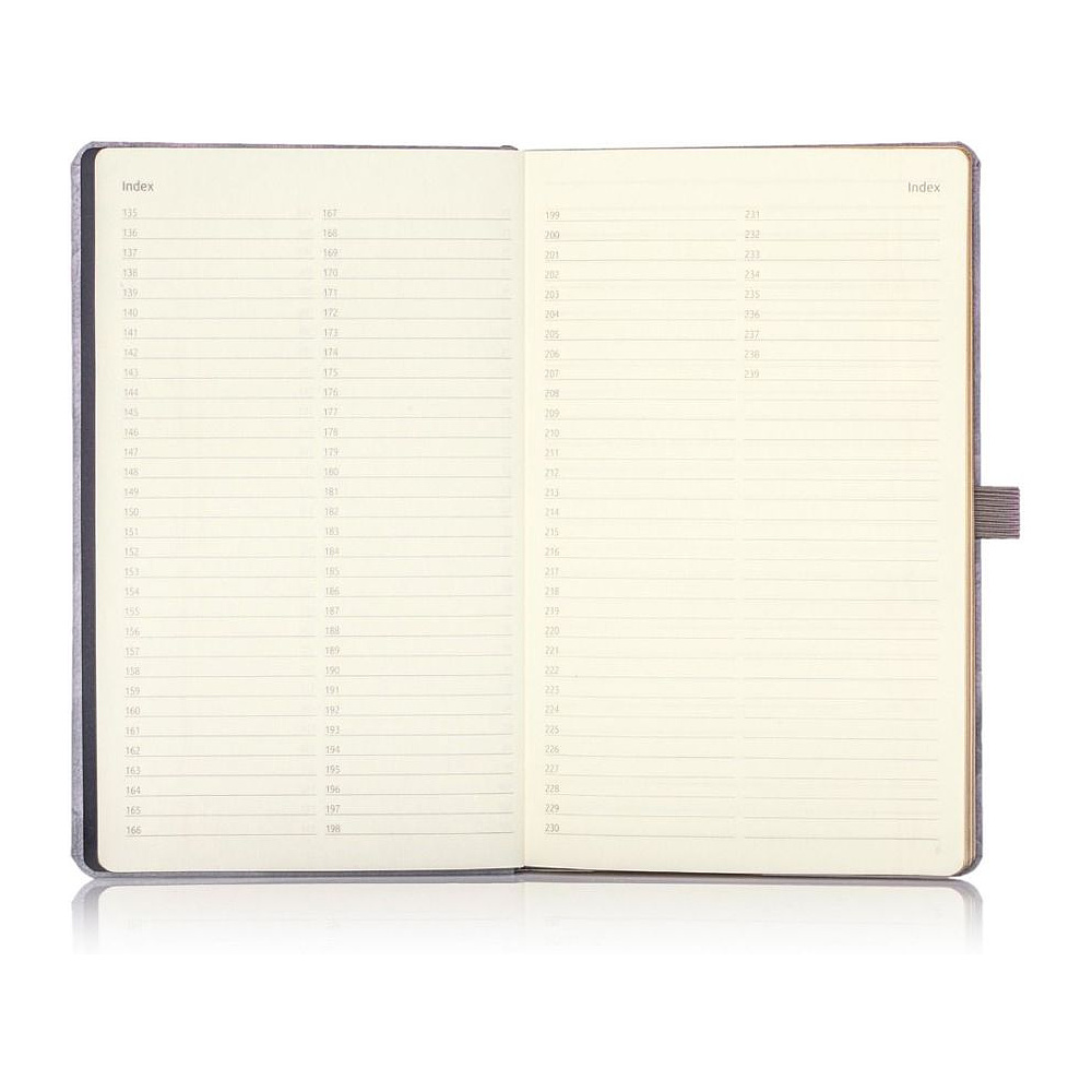 Блокнот Castelli Milano "Oro Circles", А5, 120 листов, линейка, серый, золотистый - 3