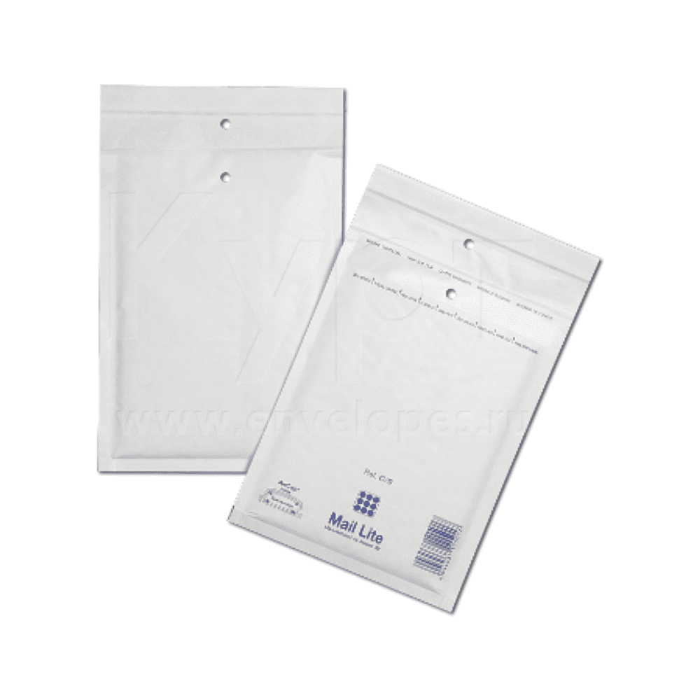 Конверт с воздушно-пузырчатой пленкой C/13, 1 шт, белый