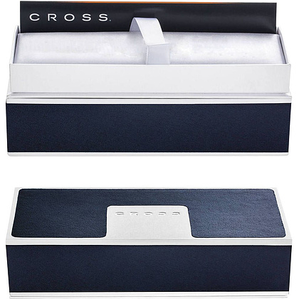 Ручка шариковая автоматическая "Cross Classic Century Black Lacquer", 0.7 мм, черный, серебристый, стерж. черный - 4