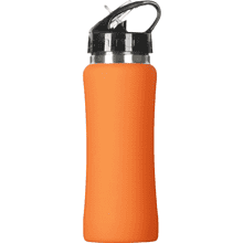Бутылка для воды "Bottle C1", 600 мл, софт.-тач, оранжевый