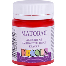 Краска акриловая матовая "Декола", 50 мл., банка