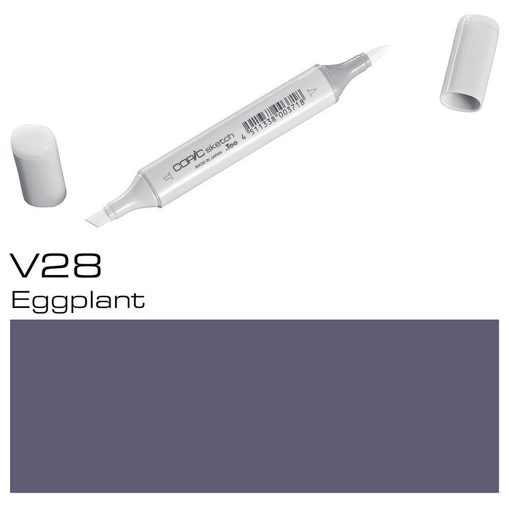Маркер перманентный "Copic Sketch", V-28 баклажановый