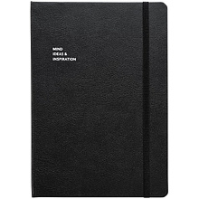 Ежедневник недатированный "Monochrome", А5, 2025, черный