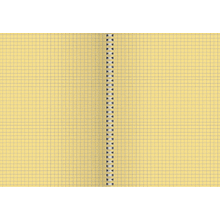 Тетрадь "Smart paper. No 4", А4, 80 листов, клетка, желтый