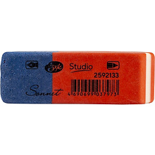 Ластик "Сонет", синий, красный