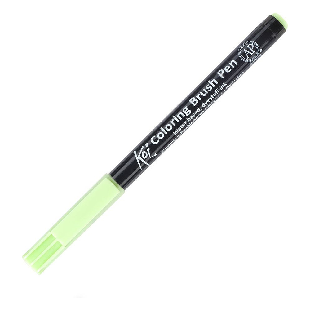 Маркер акварельный "Koi Color Brush", мятный