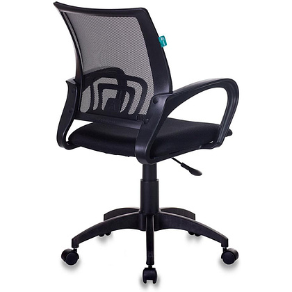 Кресло для персонала "Бюрократ CH-695NLT/BLACK" ткань, пластик, черный - 4