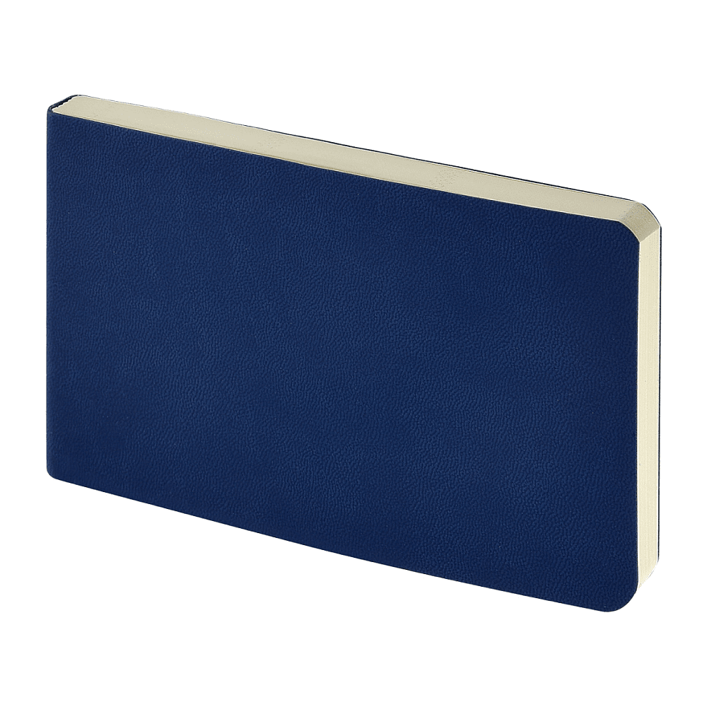 Еженедельник недатированный "Megapolis Velvet Flex", А6, 160 страниц, линейка, синий - 4