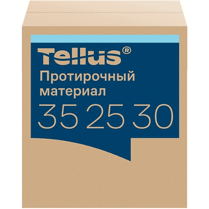 Протирочный материал нетканый Tellus c центральной вытяжкой повышенной прочности, 1 слой, 106,4 м, WM1/WM3 - 3