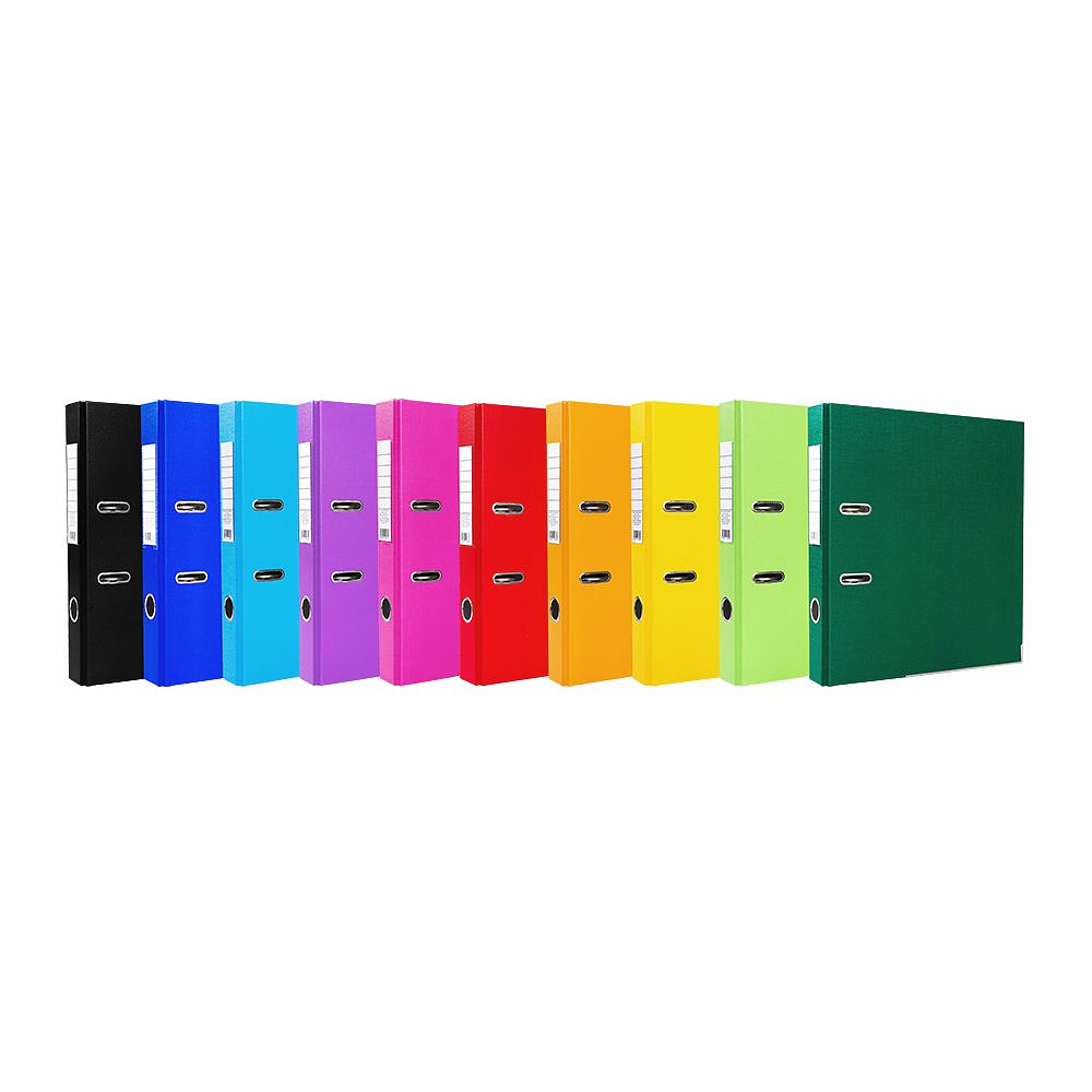 Папка-регистратор "OfficeStyle", А4, 50 мм, ПВХ Эко, светло-голубой - 5