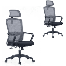 Кресло компьютерное SitZone U-060A, сетка, ткань, 2 шт/упак