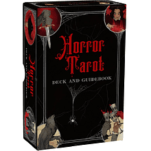 Карты на английском языке "Horror Tarot Deck 78 cards and Guidebook"