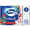 Бумага туалетная Zewa Deluxe 3 слоя, 12 рулонов - 2