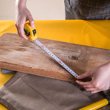 Рулетка Deli "EDL9003B", 3 м, желтый - 8