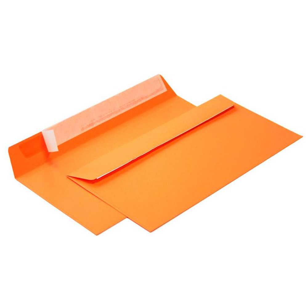 Конверт "Курт", С65, 1 шт, оранжевый