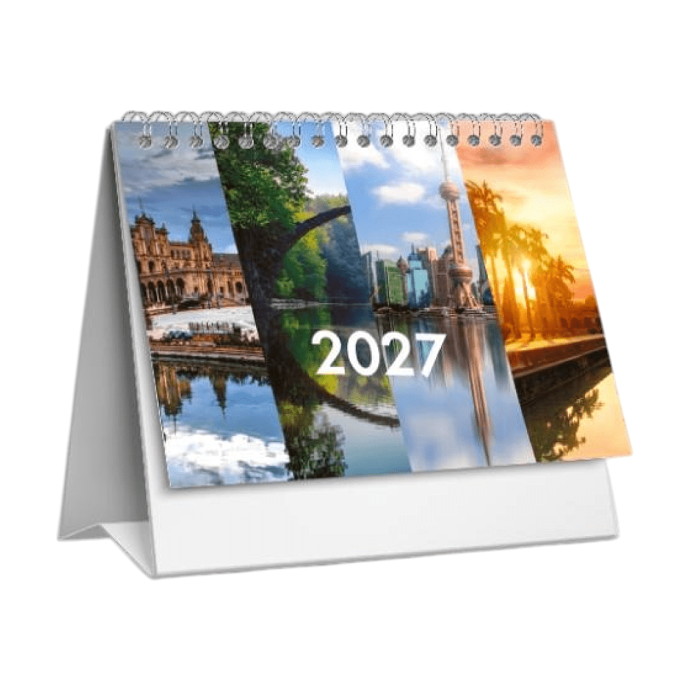 Календарь-домик 2027 "Офистон", на спирали, жесткое основание
