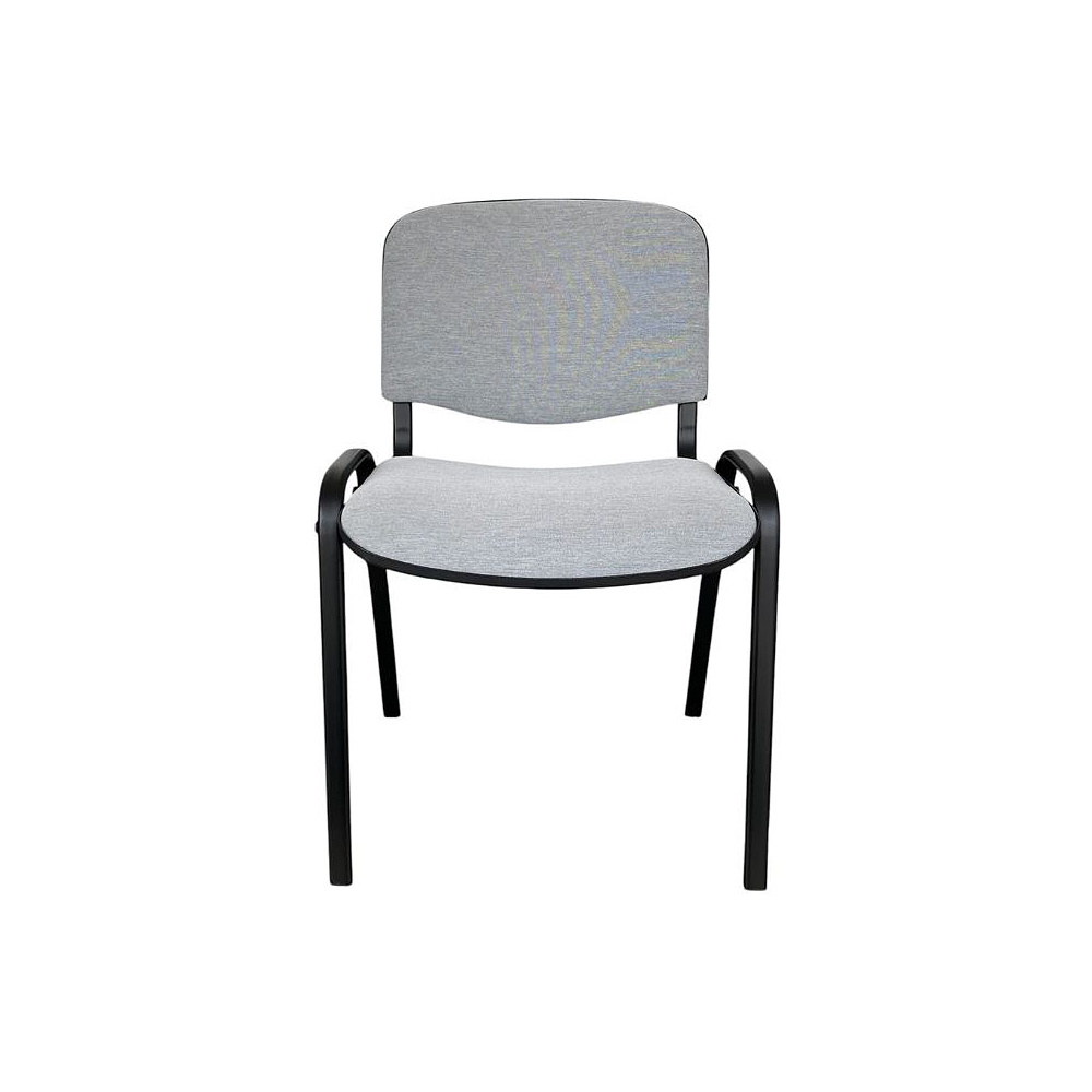 Стул офисный "Iso Black KNISA LIGHT GREY", ткань, металл, светло-серый - 2
