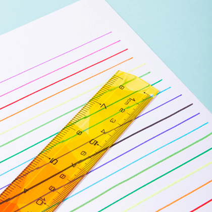 Линейка "Deli", 20 см, прозрачный, ассорти - 3