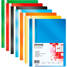 Папка скоросшиватель "Office Products", А4, зеленый
