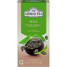 Чай "Ahmad Tea" Milk Oolong, 25 пакетиков x 1.8 г, зеленый, со вкусом и ароматом молока