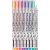 Набор гелевых ручек "Uni Write. Metallic", 8 штук - 2