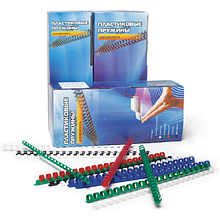 Пружины для перфопереплета "Office Kit", 10 мм, 100 шт, черный