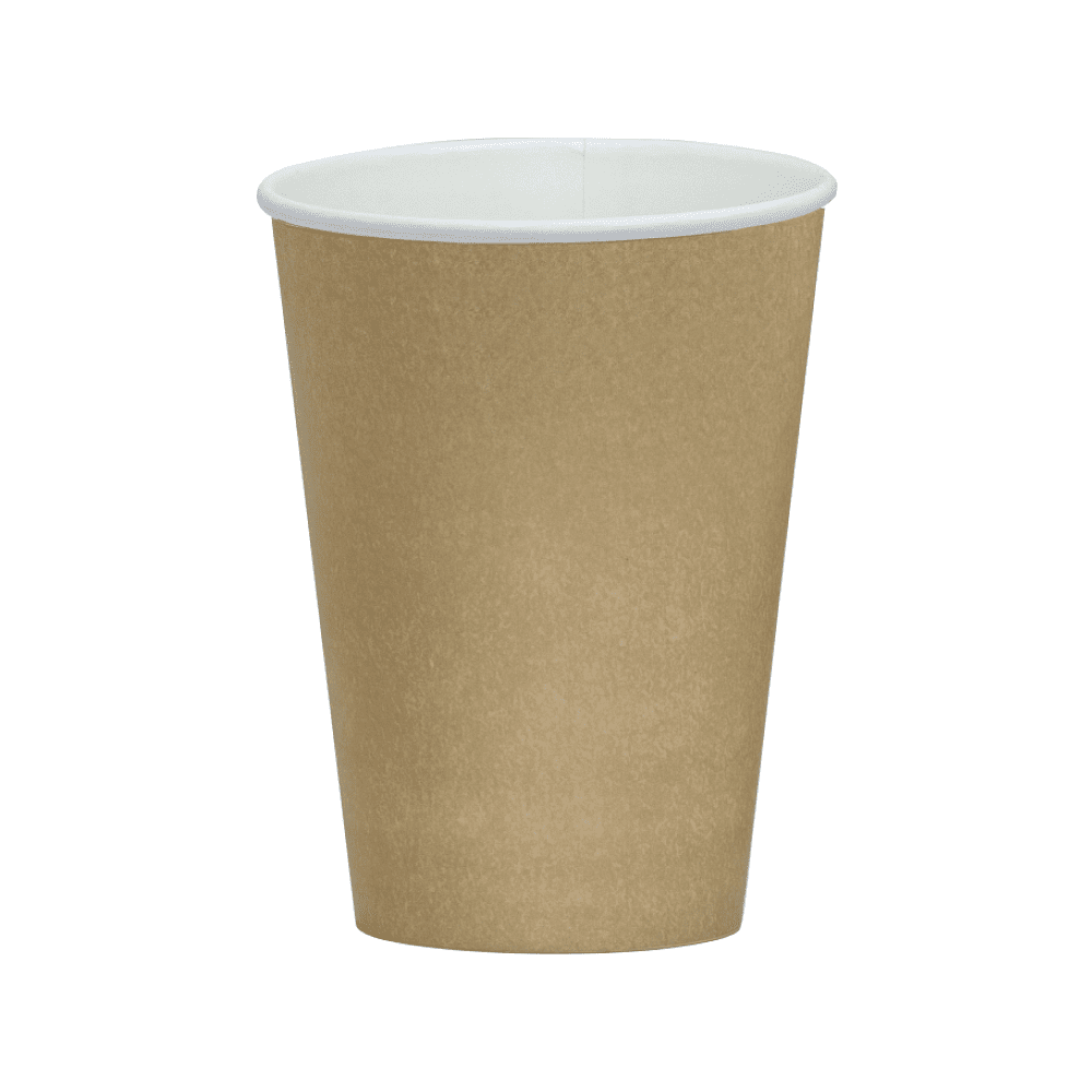 Стакан картонный 300 мл, 50 шт, крафт