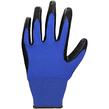 Перчатки полиэстеровые BVB с нитриловым покрытием