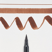 Маркер акварельный "Koi Color Brush", коричневый