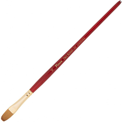 Кисть для рисования "Pinax ORO ROSSO", синтетика, плоскоовальная, №10