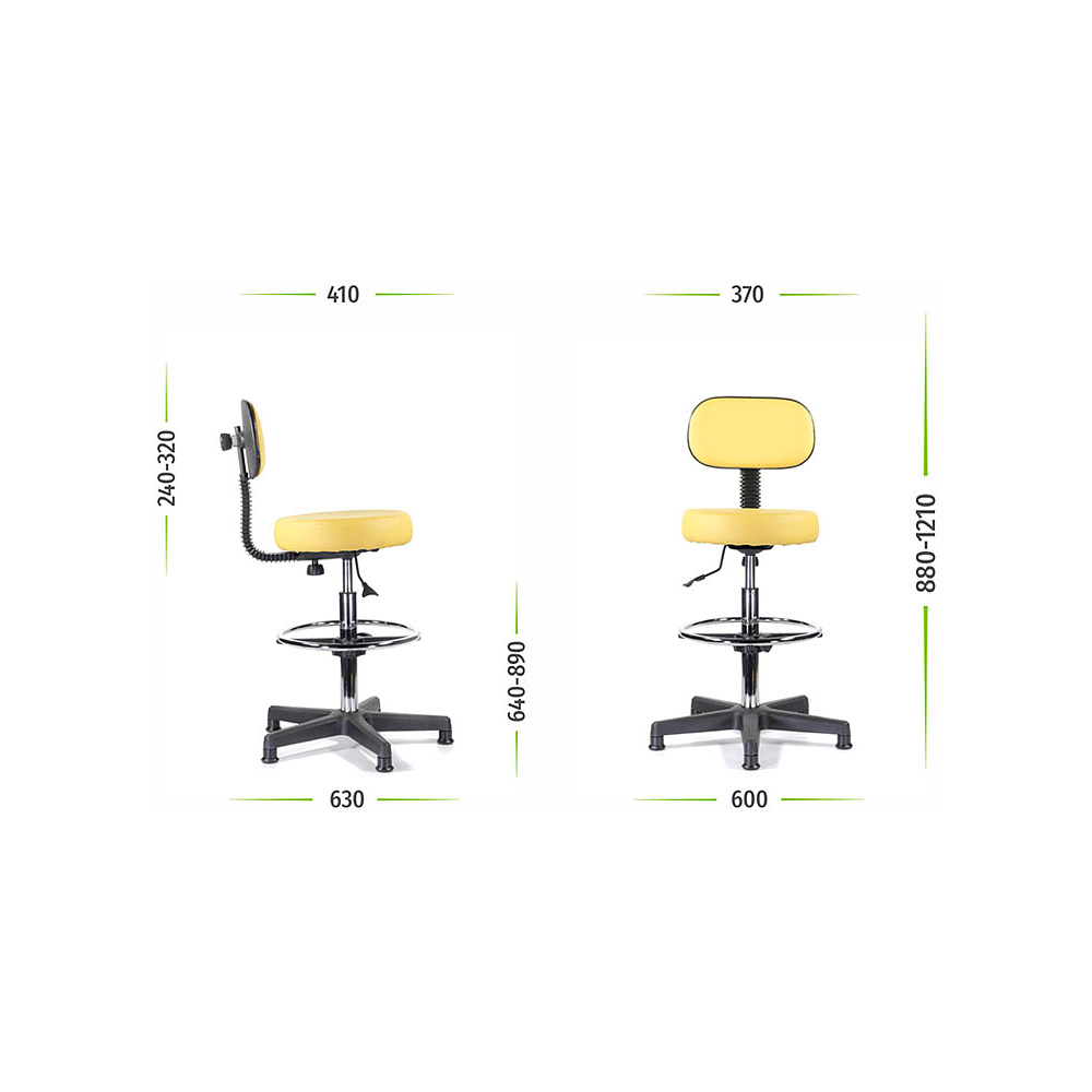 Стул Кассира со спинкой Z-11, кожзам, черный - 5